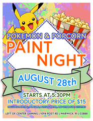 Pokemon & Popcorn Paint Night Ticket